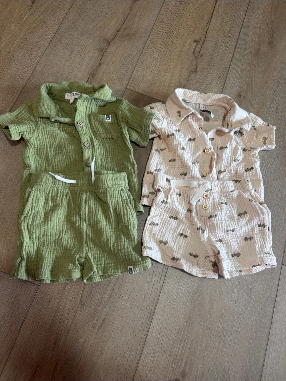 Set of 2 boy matching set outfits|Size 18M
